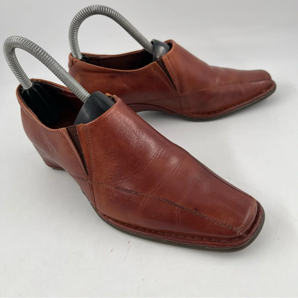 Pikolinos Women’s Brown Leather Ankle Boots Booties - Size 6